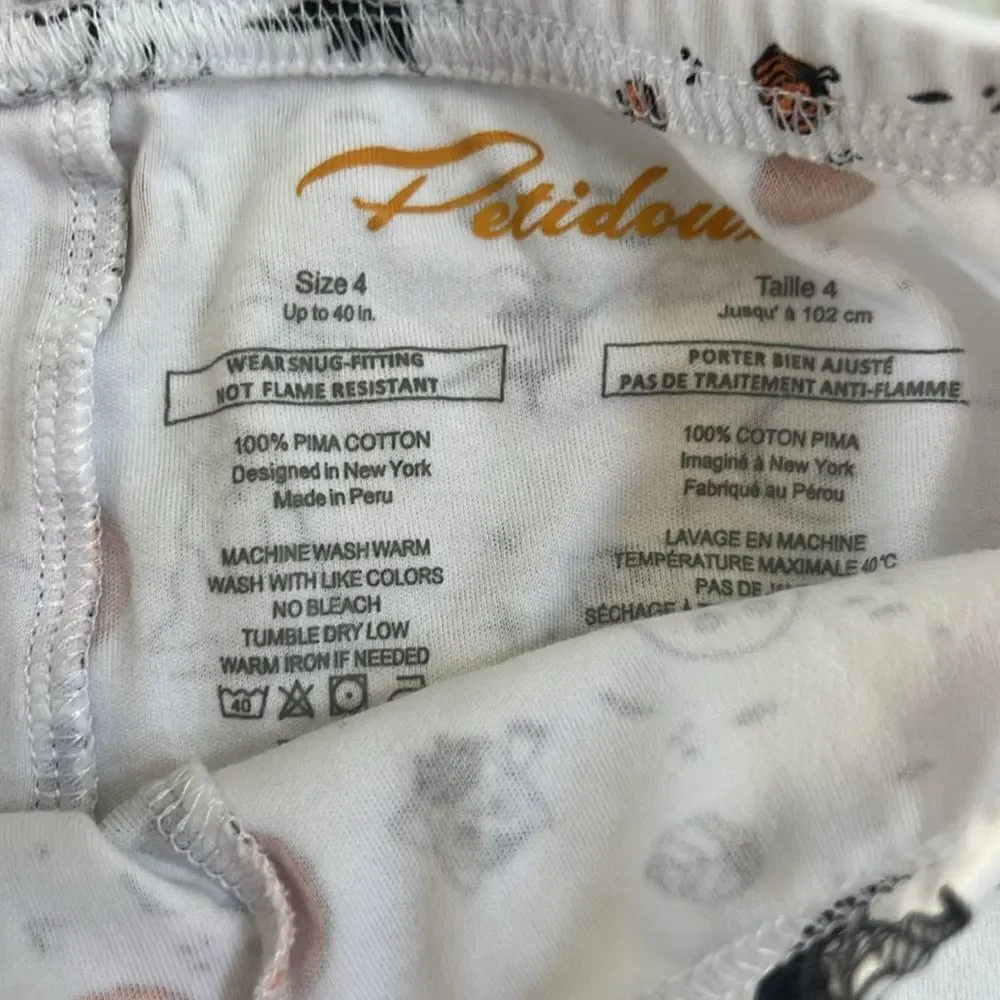 Petidoux HALLOWEEN Pajama Bottom Sz 3T
